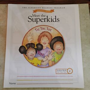 Meet the SuperKids Kindergarten Student Book Unit 9 Tic Tac and Toc